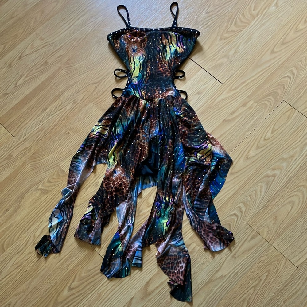 Blue Sequin Spaghetti Strap Mini Sundress Night Out